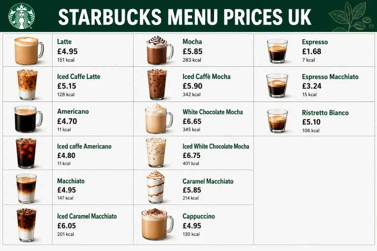 Starbucks Menu