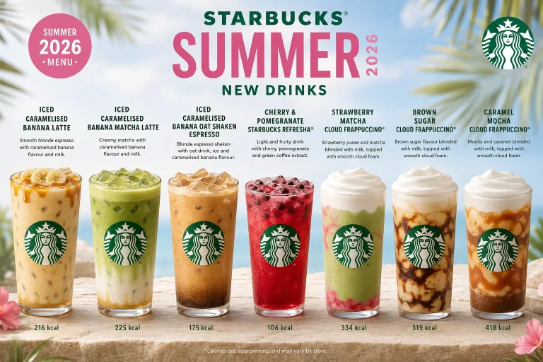 starbucks Summer Menu uk
