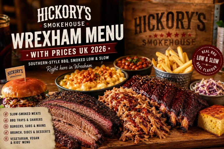 Hickory’s Smokehouse Wrexham Menu with Prices UK 2026